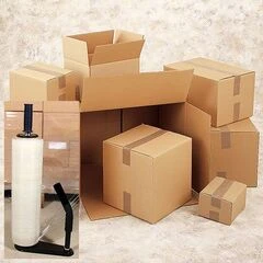 CORRUGATED BOXES, STRETCH WRAP FILM