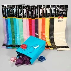 TISSUE PAPER IN POLY BAGS- COLORS