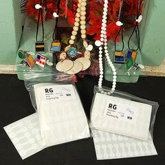 JEWELRY PAPER DUMBBELL LABELS