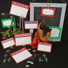 SIGN CARDS, SIGN CARD HOLDERS