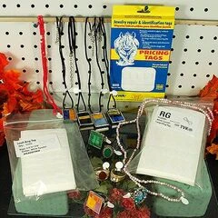JEWELRY TYVEK DUMBBELL LABELS