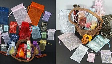 Organza Pouches in Colors & Popular Uses