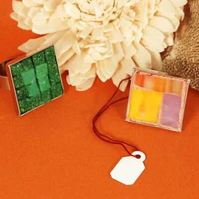 Jewelry Tags- w/Magenta Rayon String- 1/2" x 7/8"- 1,000/Box