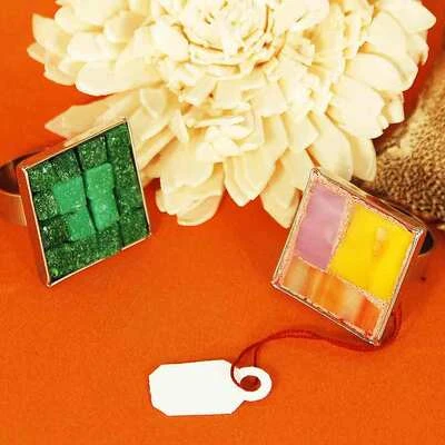 Jewelry Tags- w/Magenta Rayon String- 3/8" x 13/16"- 1,000/Box