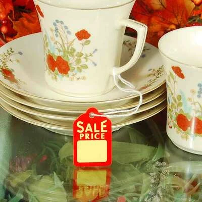Sale Price Tags- Small Strung 1 1/4" x 1 3/4"- 1,000/Box-
