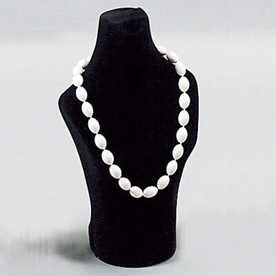 Necklace Display Flocked Bust- 6" x 10"H