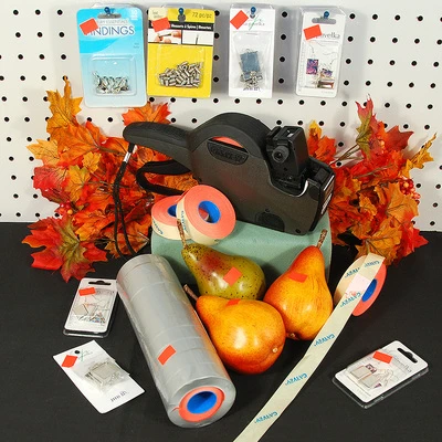 Pricing Labels- Fluorescent Red 18 x 12mm- For Model #18-6 and #IMP18-6