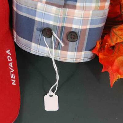 Merchandise Tags- Strung (#1) 9/16" x 15/16"- 1,000/Box-