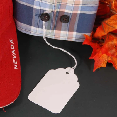 Merchandise Tags- Strung (#8) 1 11/16" x 2 3/4"- 1,000/Box