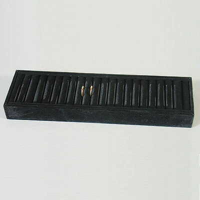 Bangle Tray- Velvet- 14 3/4" x 4 1/4" x 1 1/2"H