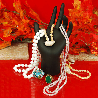 Hand Display- Polystyrene- 3 3/8" x 6 1/4"H