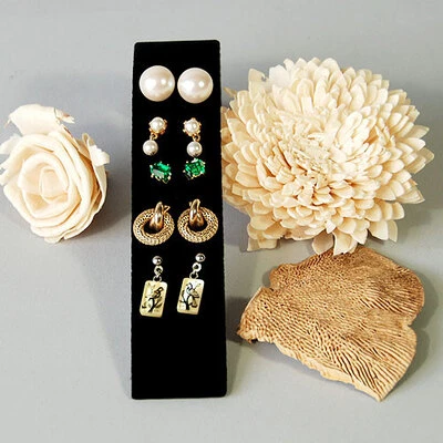 Earring Ramp- Holds 5 Pairs- 6 1/2" x 1 1/4" x 2"H