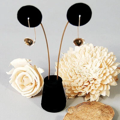 Drop Shape Earring Stand- Metal Frame- 4 3/4"H