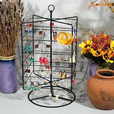 Wire Display- Metal- Rotating Earring Rack- 19 1/2"H