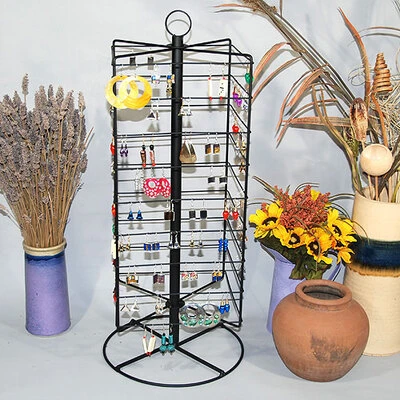 Wire Display- Metal- Rotating Earring Rack- 28 1/4"H