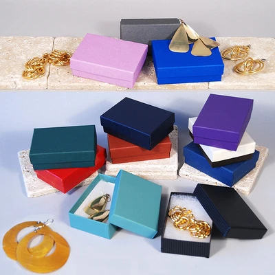 Pin/Large Earring Box- 3" x 2 1/8" x 1"- 100/Case- Made in USA
