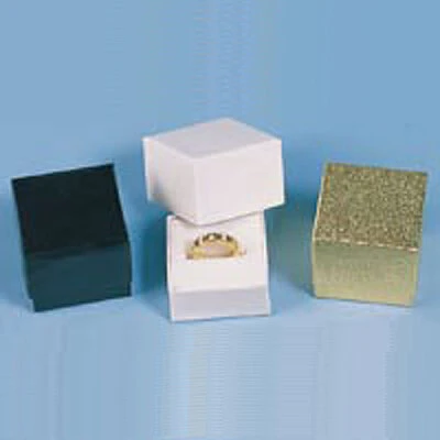 Ring Boxes- 1 3/4" x 1 3/4"x 1 5/8"- Two Piece- Foam Insert