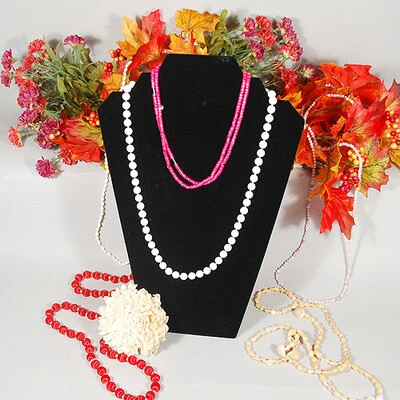 Necklace Display- Stepped Pad- 8 1/4" x 12"H