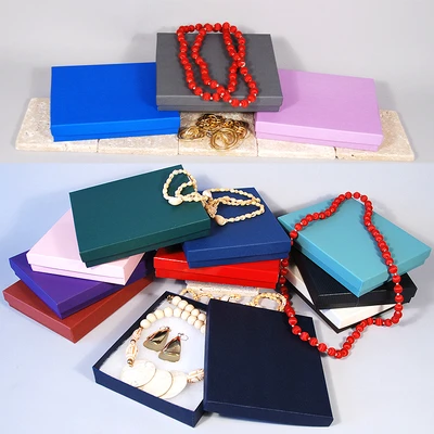 Necklace/Earring Set Box- 6" x 5" x 1"- 50/Case- Made in USA