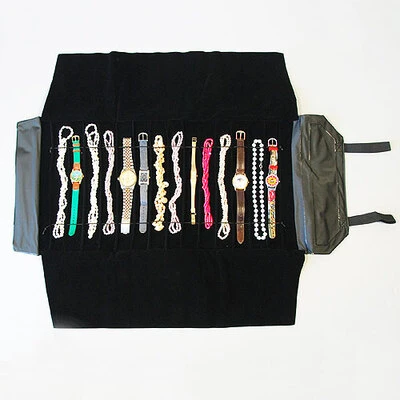 Watch/Bracelet Roll- 14 Items- 22" x 11"