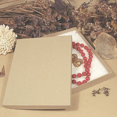 Large Necklace/Earring Set Box- 7" x 5 1/2" x 1"- 50/Case- Made in USA