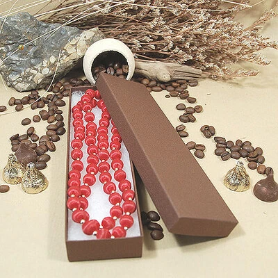 Necklace/Bracelet Box- 8" x 2" x 7/8"- 100/Case- Made in USA