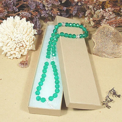 Necklace/Bracelet Box- 8" x 2" x 7/8"- 100/Case- Made in USA