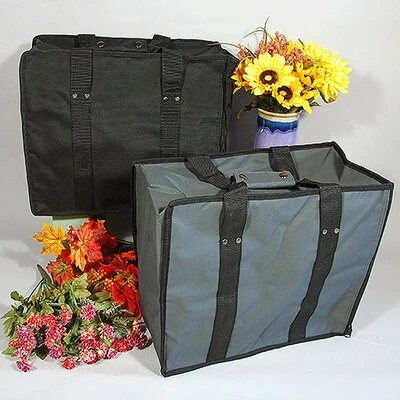 Lightweight Carrying Case- Holds 12 One Inch High Trays- 16" x 9" x 13"H. **BLACK-OUT OF STOCK**