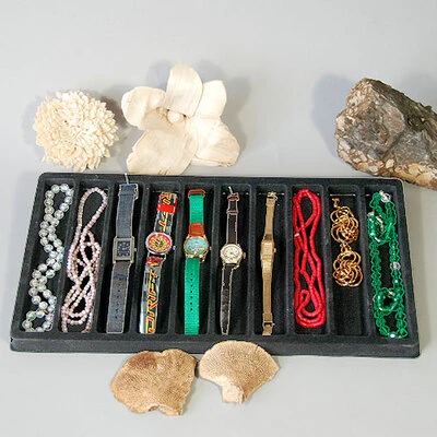 10 Compartment Watch Insert - 14" x 7 1/2"- Each Compartment- 1 1/8" x 6 3/4"W