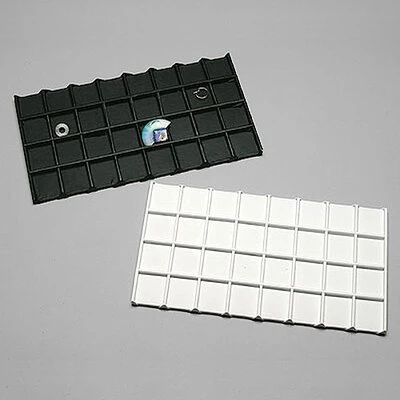 Square Compartments- Wooden- 14" x 7 1/2"- 32 Compartments- Each Compartment- 1 5/8" x 1 3/4"W