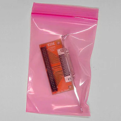 Anti-Static Zip Resealable Bags- 4" x 6"- 4 Mil- 1,000/box