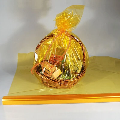 Cellophane Rolls- Amber- Extra Wide 40" x 100 ft- Price Per Roll