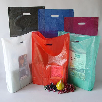 Die Cut Merchandise Bags- 13" x 3" x 21"- 16 mic.- 1000/case