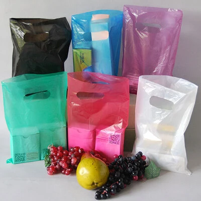 Die Cut Merchandise Bags- 6 1/2" x 9 1/2"- 12 mic.- 2000/case