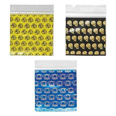 Apple Bags With Two Color Designs- 1" x 1"- 2.5 Mil- 1,000/pack-