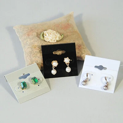 Earring Cards- 1 1/2" x 1 1/2"- Plain- Price Per 100