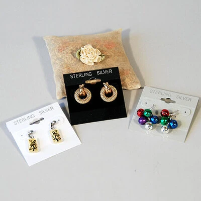 Earring Cards- 2" x 2"- "Sterling Silver"- Price Per 100
