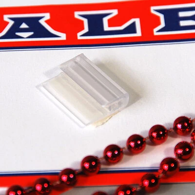 Sign/Banner Holder- 1"- Clear PVC- Price Per 10 Pieces