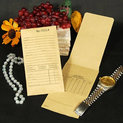 Repair and Layaway Envelope- 3 Part- Series Numbered 0001-1000- 1,000/box