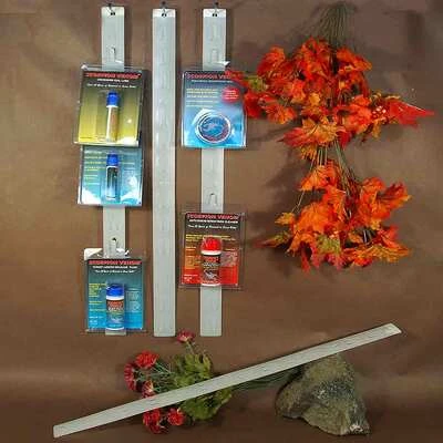 Display Strips- 30 Mil Thick, 12 Hooks, 23" Long- Price Per 50 Strips