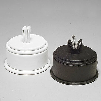 Single Ring Display- 2 1/2" x 1 3/4"H- BLACK ONLY