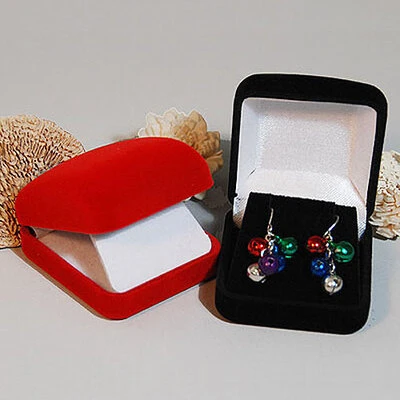 Earring Flock Box- 2 3/8" x 2 1/8" x 1 1/8"H