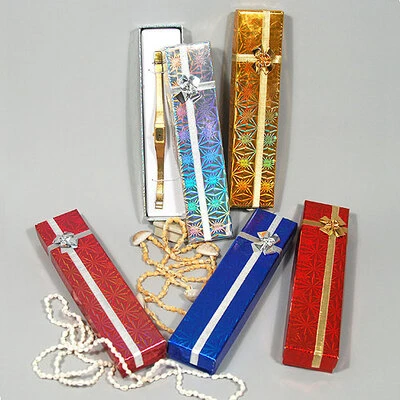 Watch/Bracelet Boxes- 8" x 1 3/4" x 1"- Mixed Hologram- 72/case
