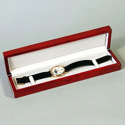 Mahogany Bracelet Box- 9 3/8" x 2 1/4" x 1 1/2"H