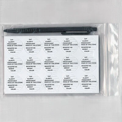 Gemstone Jar Labels- 1,005 Labels- 1 1/8" Diameter for our Small (#S-S) Jars