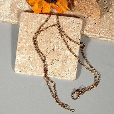 Loupe Chain- Goldtone 30" Length