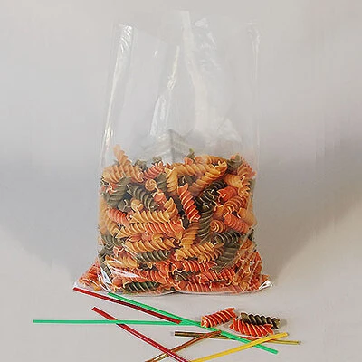 Poly Bags- Lay Flat Open End- 7" x 10"- 2 Mil- Quart Size- 1,000/box