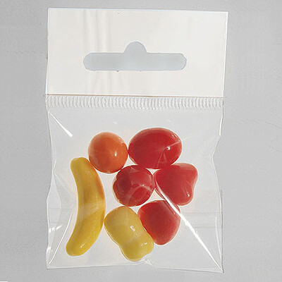 OPP Bags- 2" x 2"- with Hanging Header and Self-Seal- 1,000/box