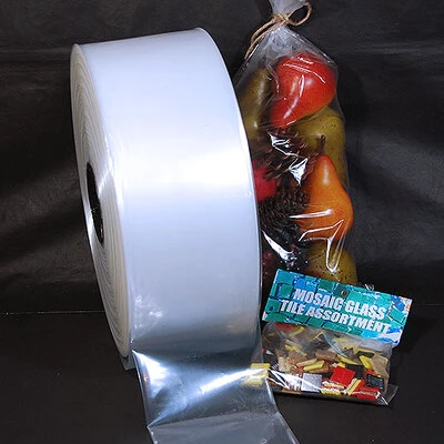 Poly Tubing- 5" x 3,000 Ft.- Clear Polyethylene- 2 Mil