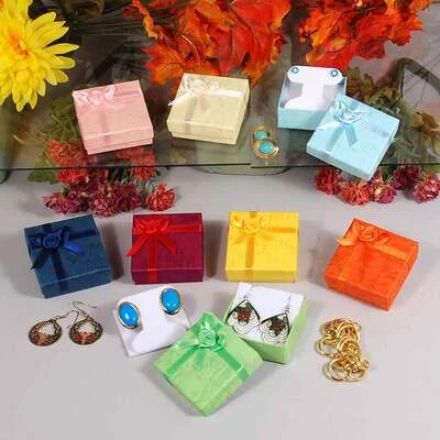 Earring Tree Box- 2 3/8" x 2 3/8" x 3/4"H- 72/Case